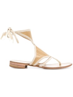 Prada Pre-Owned сандалии с прорезями