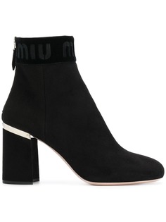 Miu Miu ботильоны с логотипом