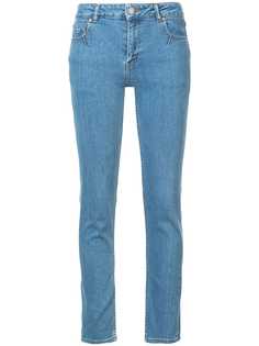 Julien David тканые скинни джинсы