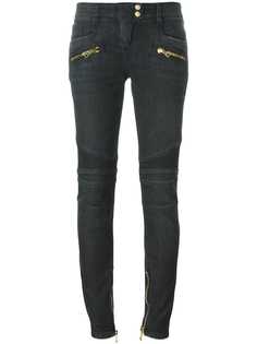 Balmain байкерские джинсы кроя скинни