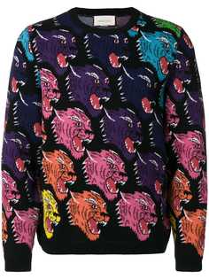 Gucci джемпер вязки интарсия