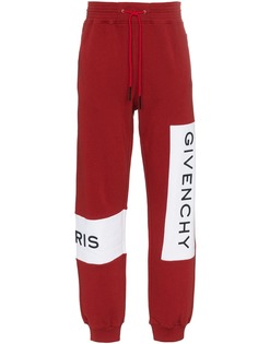 Givenchy спортивные брюки с принтом логотипа