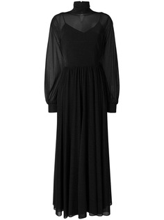 Diane von Furstenberg длинное платье с высокой горловиной