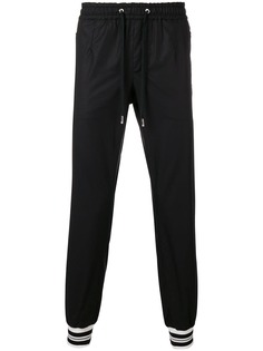 Dolce & Gabbana спортивные брюки с манжетами в полоску