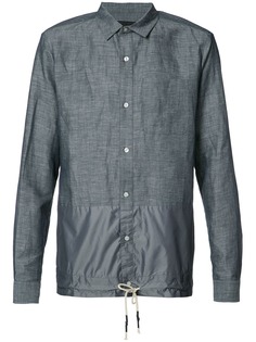 Mostly Heard Rarely Seen рубашка с завязками на подоле