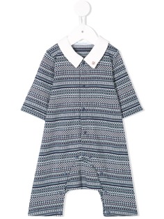 Familiar ромпер с контрастным воротником и принтом