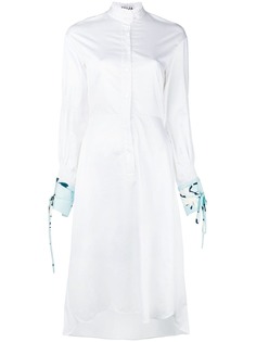 Teija платье-рубашка с контрастными мманжетами