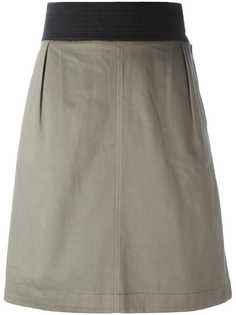 Yves Saint Laurent Pre-Owned юбка А-образного силуэта