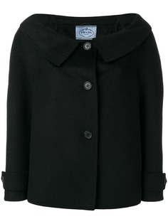 Prada пиджак с открытыми плечами