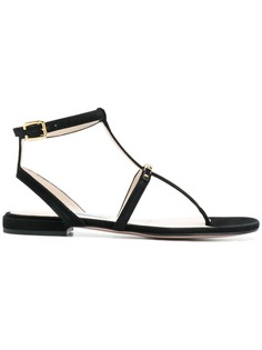 Prada сандалии с Т-образным ремешком
