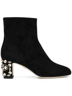 Dolce & Gabbana ботильоны с декорированным каблуком