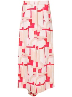 Layeur printed palazzo trousers