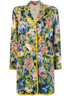 Kenzo Pre-Owned куртка миди с цветочным принтом