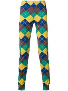 Comme Des Garçons Pre-Owned брюки с принтом