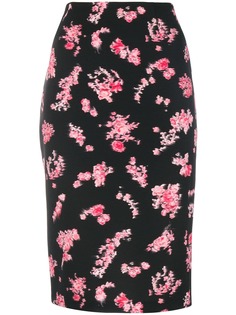 Pinko юбка-карандаш с цветочным принтом