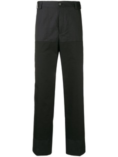 Lanvin mix pattern straight trousers