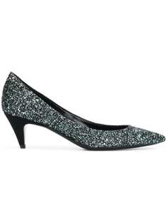 Saint Laurent туфли-лодочки Charlotte с блестками