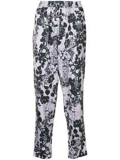 Layeur printed tapered trousers
