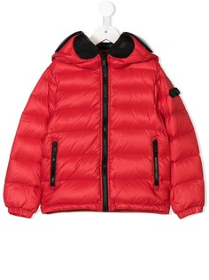 Ai Riders On The Storm Kids hooded padded jacket