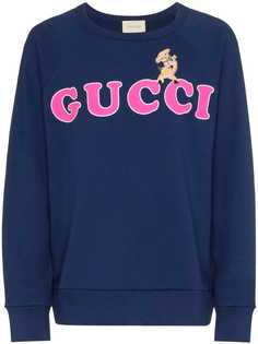 Gucci толстовка с принтом логотипа