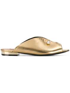 Coliac мюли Lucilla с украшением из искусственного жемчуга