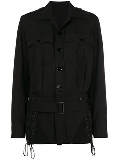 Jean Paul Gaultier Pre-Owned куртка со шнуровкой и поясом на талии