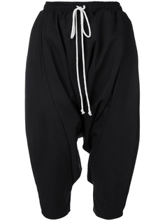 Alchemy drop-crotch cropped trousers