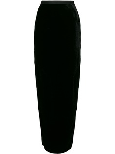 Rick Owens юбка макси с разрезом