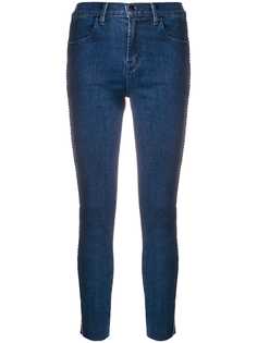 J Brand high rise cropped skinny jeans