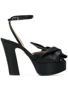 Nº21 satin platform sandals