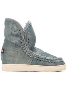 Mou ботильоны с декоративной строчкой