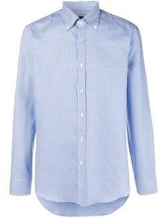 MP Massimo Piombo рубашка в микро-клетку