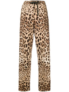 Dolce & Gabbana leopard print trousers