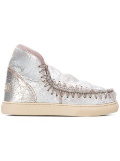 Mou ботинки с декоративной строчкой