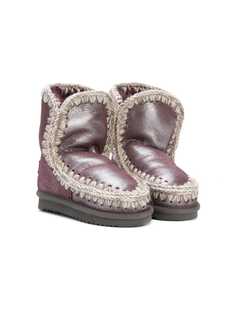 Mou Kids Eskimo metallic boots
