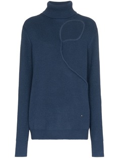 Esteban Cortazar джемпер с высоким воротом и вырезом