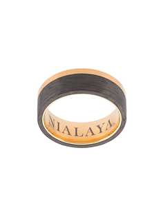 Nialaya Jewelry панельное кольцо изогнутой формы