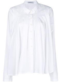 Rundholz асимметричная рубашка с плиссировкой