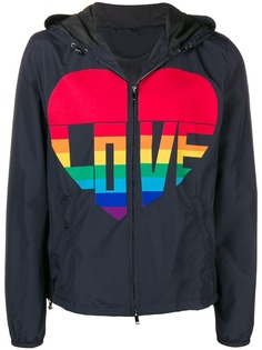 Valentino ветровка Love с капюшоном