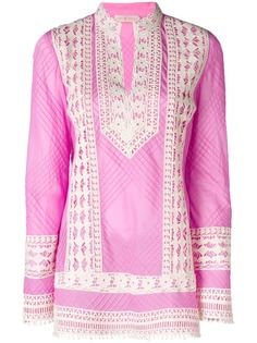 Tory Burch туника с кружевной отделкой