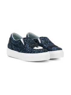 Chiara Ferragni Kids слипоны Wink