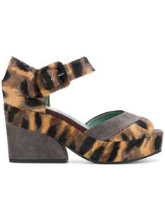 Paola Darcano leopard print sandals