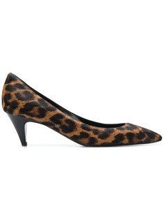 Saint Laurent leopard print pumps