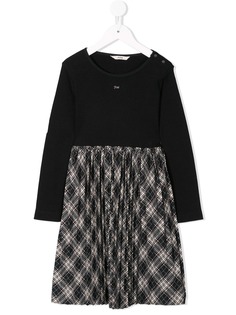Fith checked midi dress