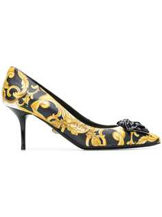 Versace туфли-лодочки с принтом в стилистике барокко