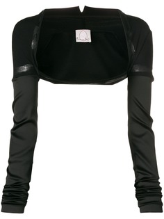 Romeo Gigli X Eggs slim fit bolero jacket