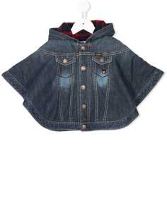 Miki House cape denim jacket