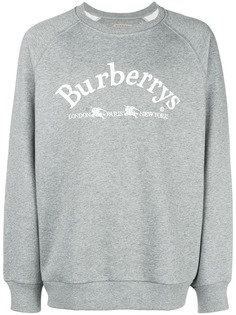 Burberry толстовка с вышивкой логотипа