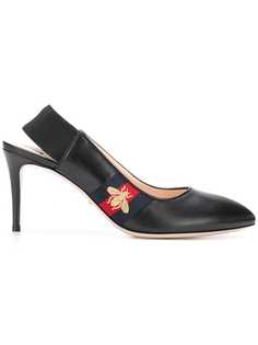 Gucci туфли-лодочки с отделкой Web