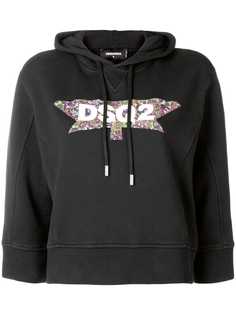 Dsquared2 толстовка с капюшоном и логотипом